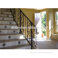 wrought iron decorative indoor stair railing/wrought iron panels for stairway/handrail for staircase/stair handrailing